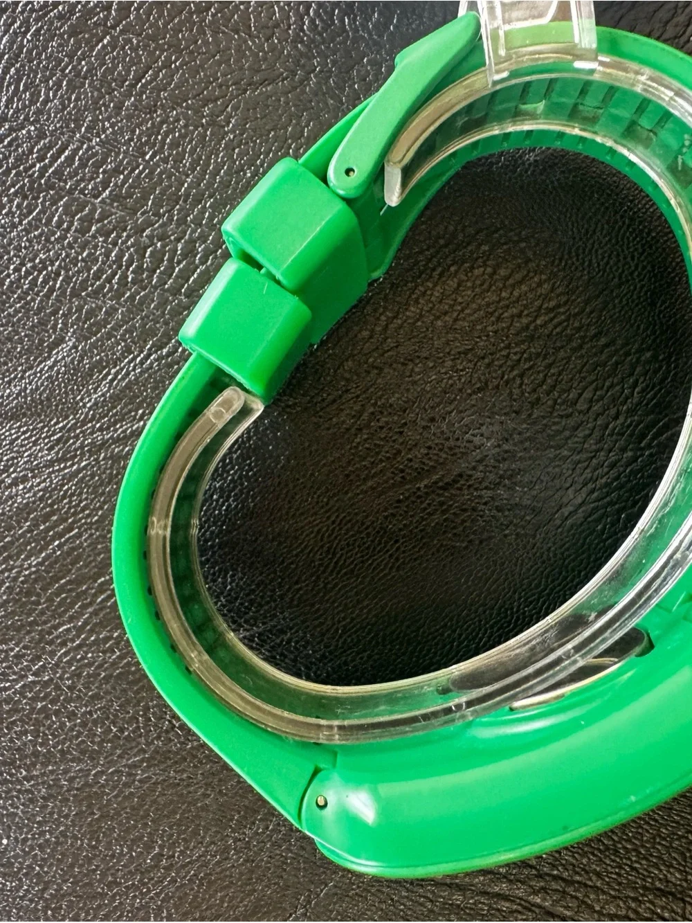 Swatch Touch Bright Green Digital Silicone Watch